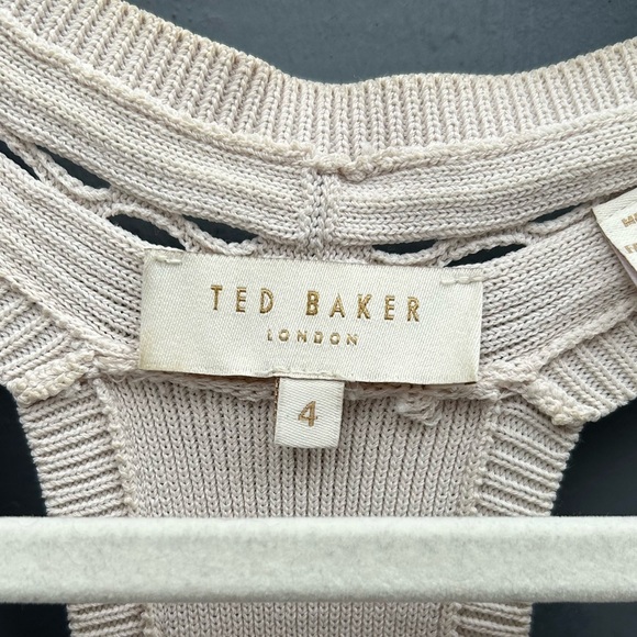 Ted Baker knit Yensine Tank, size Ted “4” (8/10) - Picture 6 of 15